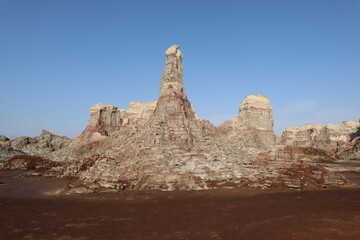 Fototapeta premium Dallol, Danakil-Depression, Äthiopien