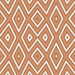 Seamless ethnic pattern. Rhombuses ornament. Diamonds backdrop. Tiles wallpaper. Ethnical motif. Geometric background. Digital paper. Tribal textile print. Web design. Abstract image. Vector work