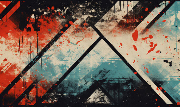 Vintage Color Background. The 70s and 80s glitch retro vibes style