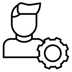 Outline Account Management icon