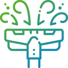 Vacuum gradient line icon