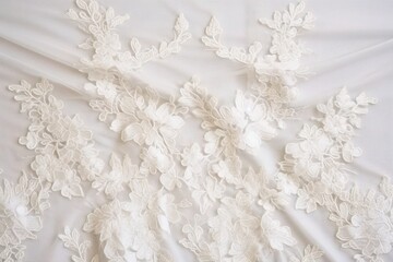 white wedding lace - obrazy, fototapety, plakaty
