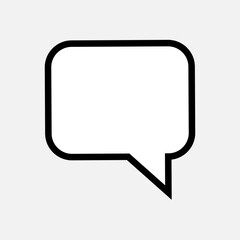 Bubble Speech Icon. Talk, Chat Illustration. Applied as Trendy Symbol for Design Elements, Websites, Presentation and Application -  Vector.