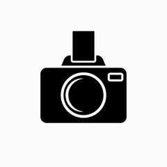 Camera Icon. Photography , Photographer Symbol for Design, Presentation, Website or Apps Elements - Vector.       
