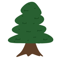 green christmas tree