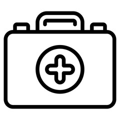 Fototapeta premium First Aid Kit Icon