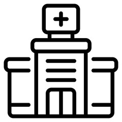 Hospital Building Icon