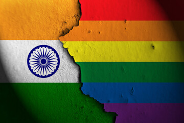 Relations between India and Rainbow. India vs LGBT.