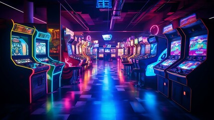 a row of colorful machines - obrazy, fototapety, plakaty