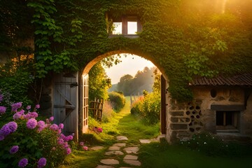 village in the mountains