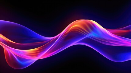 Fototapeta premium Transformation Abstract Colorful Lines