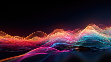 Obraz premium Transformation Abstract Colorful Lines