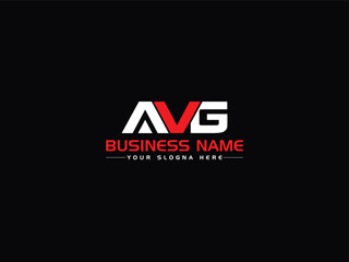 Unique Alphabet AVG av Letter Logo Icon Design For Your Business