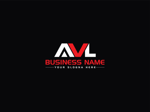 Unique Alphabet AVL av Letter Logo Icon Design For Your Business
