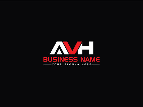 Unique Alphabet AVH av Letter Logo Icon Design For Your Business