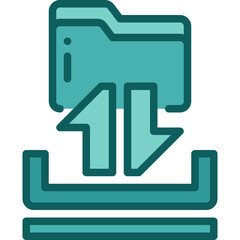 data sharing two tone icon