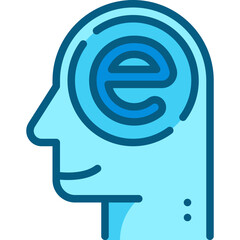 Obraz premium elearning two tone icon