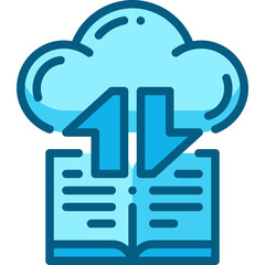 data sharing two tone icon