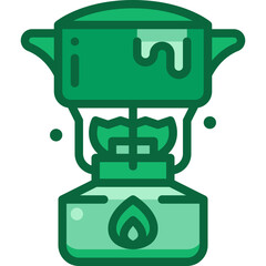 camping gas two tone icon