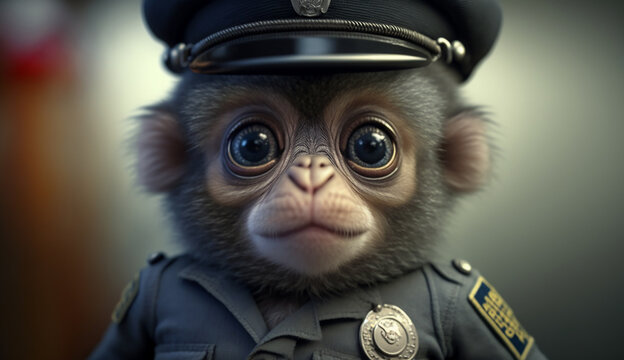 Polizei Maskottchen KI