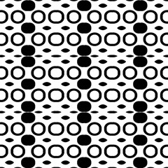 Simple monochrome texture. Abstract background. seamless repeating pattern.Black and white color.