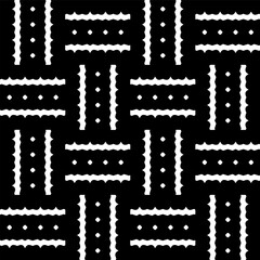 Simple monochrome texture. Abstract background. seamless repeating pattern.Black and white color.