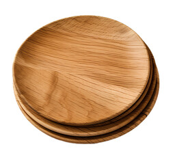 wood plates stacked in layer