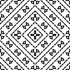 Simple monochrome texture. Abstract background. seamless repeating pattern.Black and white color.