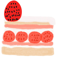 strawberry cake