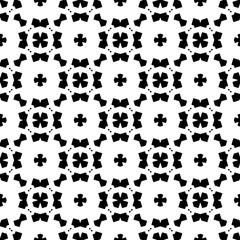 Simple monochrome texture. Abstract background. seamless repeating pattern.Black and white color.