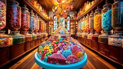 a store with lots of candy