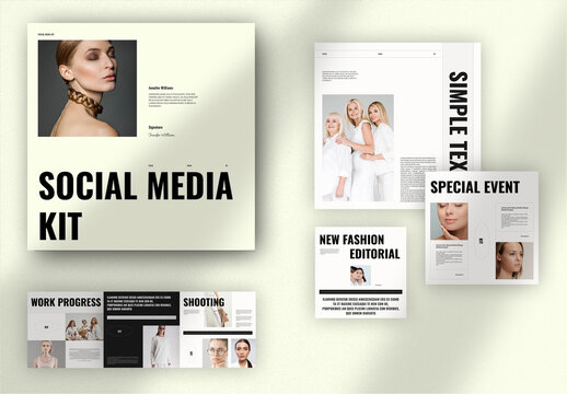 Social Media Kit Template