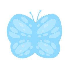 Blue Butterfly Cartoon illustration
