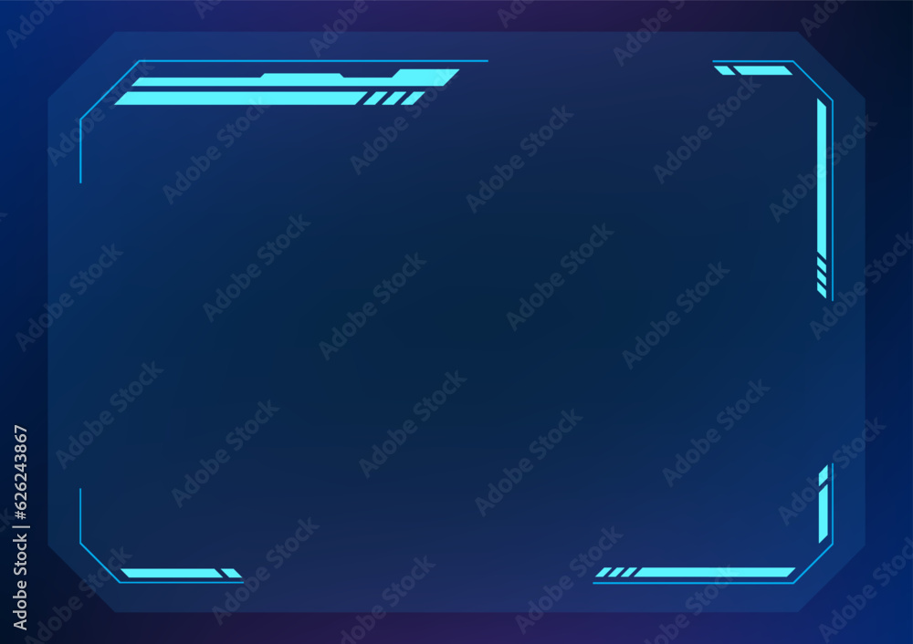 Poster technology screen that combines interesting geometric elements it is a screen that is suitable for t