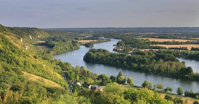 les bord de Seine en Normandie 