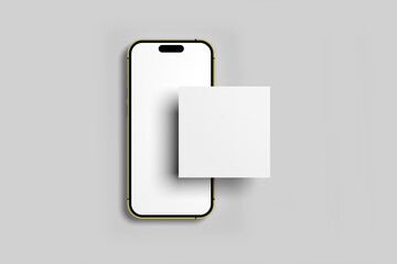 Fototapeta premium Instagram Post and Story Mock-up