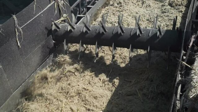 A sugarmill producing sugar in Uttar Pradesh, India.