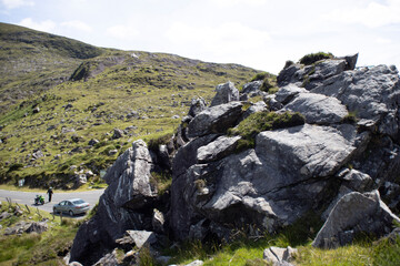 rocks in the mountains