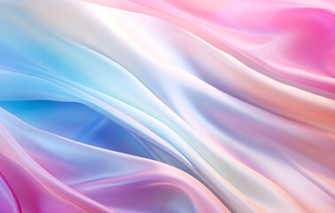 Sky blue, pink, pearl color and mint green abstract background, generative ai