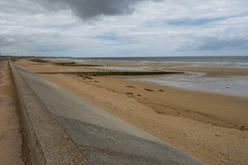 Fototapeta na wymiar Sword Beach in Normandy