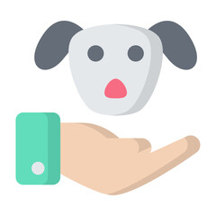 Dog Care Flat Icon