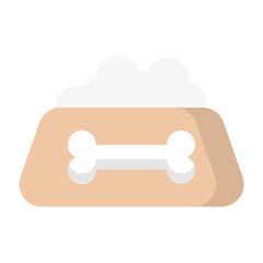 Pet Food Flat Icon