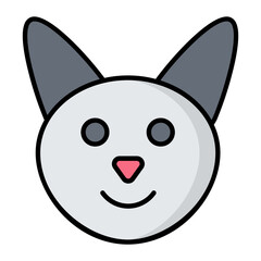 Bunny Line Color Icon