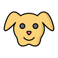 Happy Pet Line Color Icon