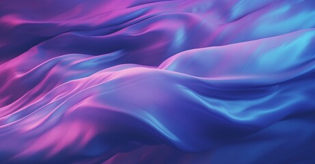 Abstract purple pink silk Background, generative ai