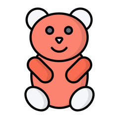 Pet Toy Line Color Icon