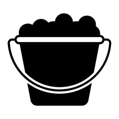Cleaning Bucket Glyph Icon