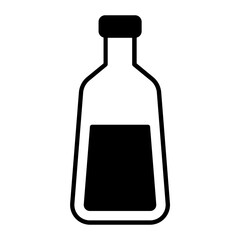 Milk Bottle Glyph Icon