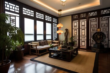 oriental room made by midjeorney