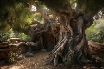 Obraz premium big tree made by midjeorney